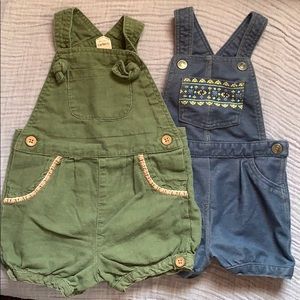 3/$15 12M Carters Shorts Overalls